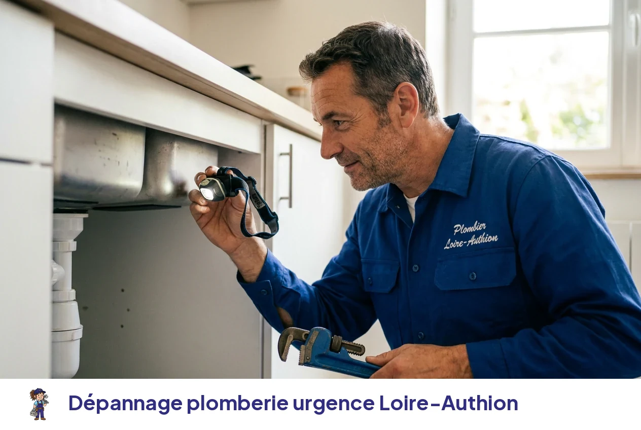 Dépannage plomberie urgence à Loire-Authion