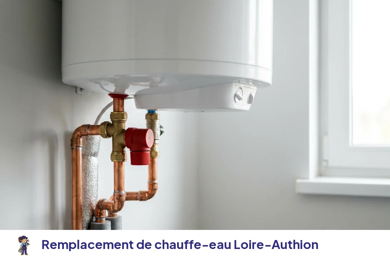 Remplacement de chauffe-eau à Loire-Authion