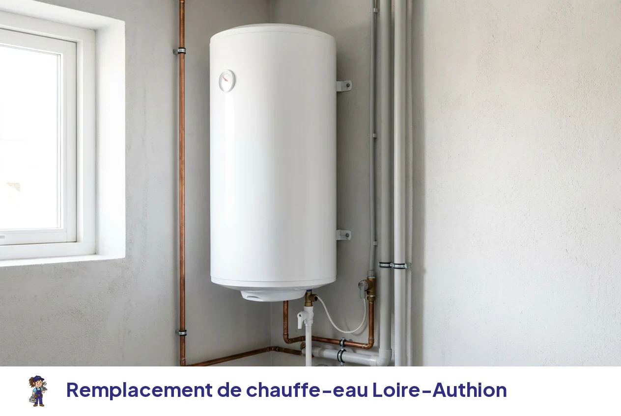 Remplacement de chauffe-eau à Loire-Authion