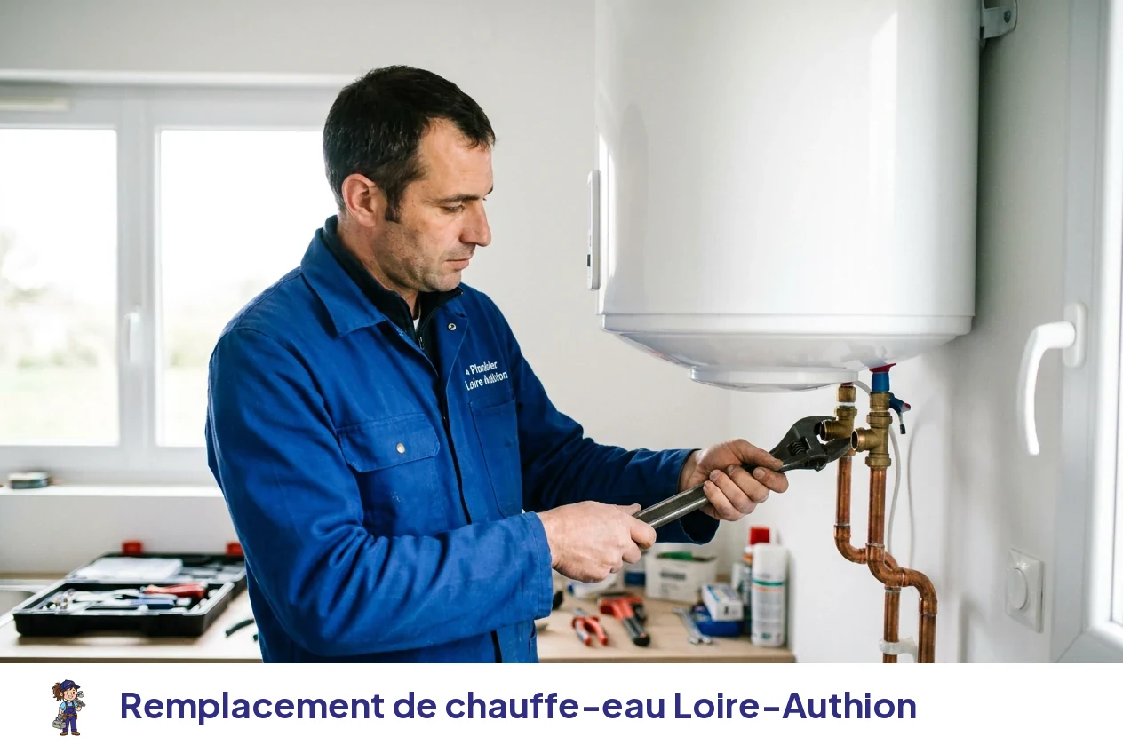 Remplacement de chauffe-eau à Loire-Authion