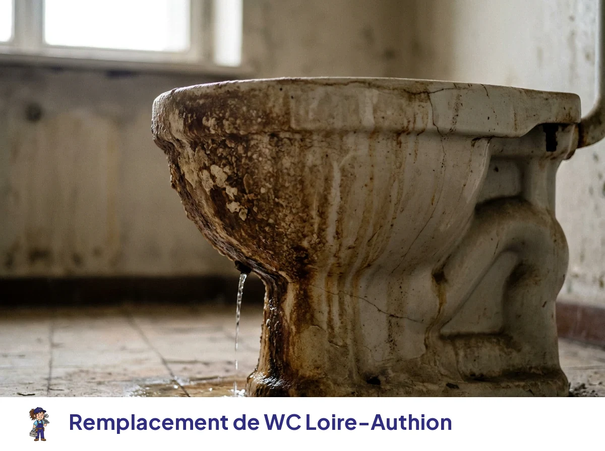 Remplacement de WC à Loire-Authion