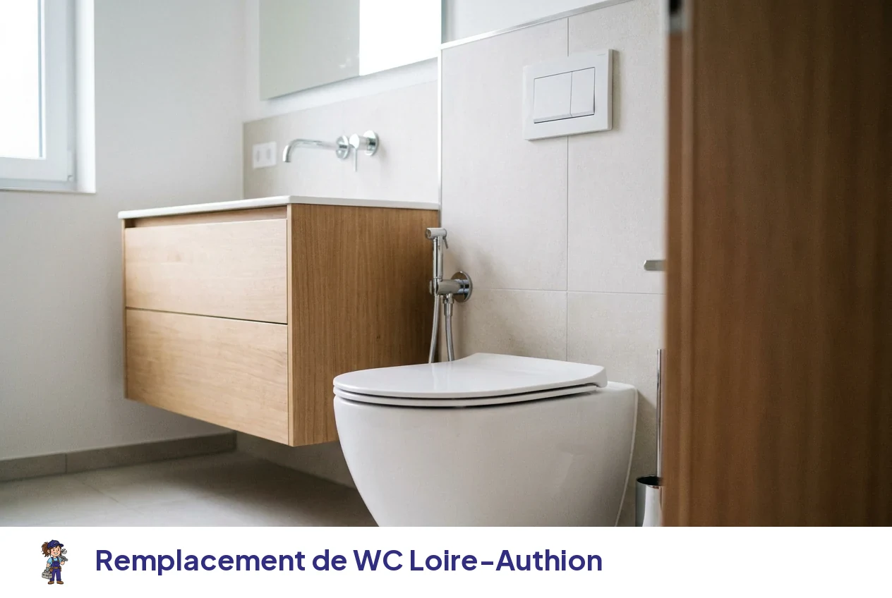 Remplacement de WC à Loire-Authion