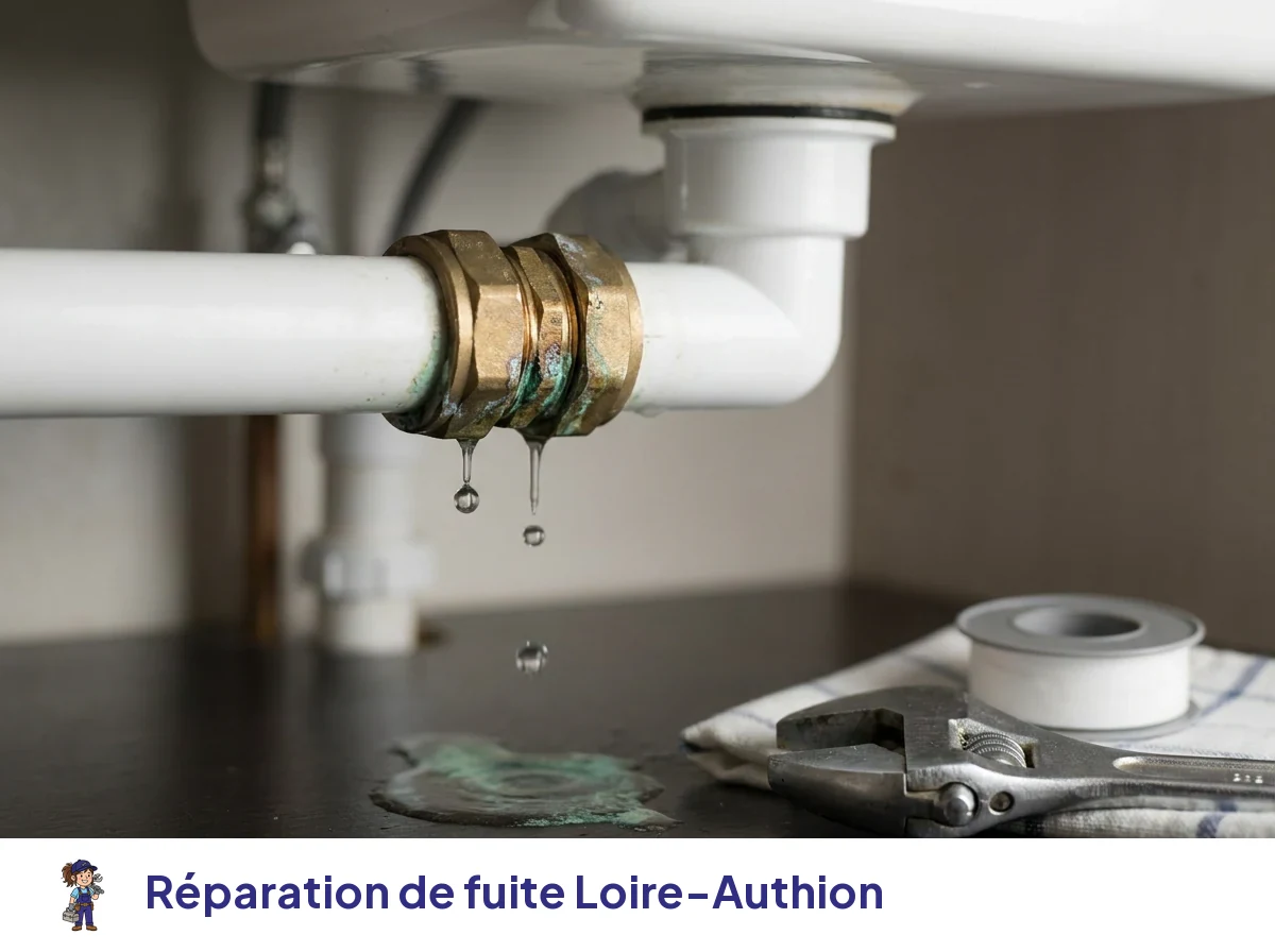Réparation de fuite à Loire-Authion