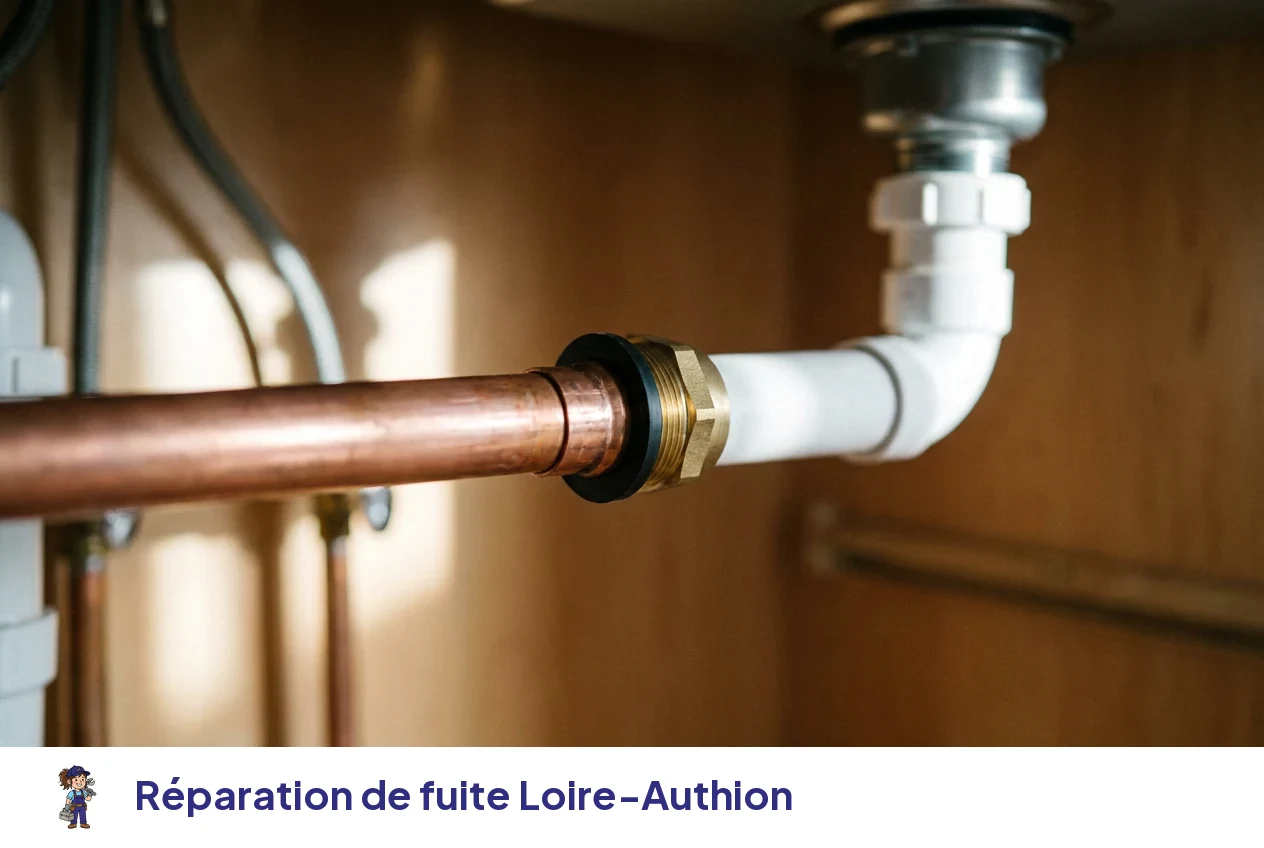 Réparation de fuite à Loire-Authion